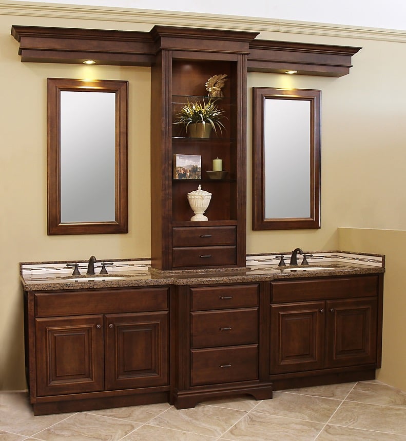custom-bathroom-transitional-dual-dark-wood